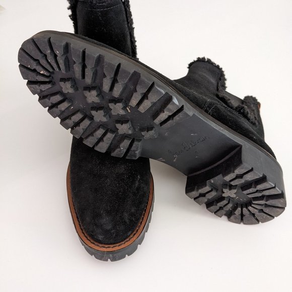 Sam Edelman suede ankle boots rubber sole - Picture 2 of 5